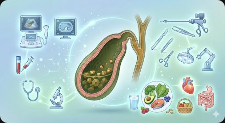 2026 담석증 완벽 가이드 — 담낭결석 초기 증상·원인·진단 검사·담낭절제술·비수술 치료·식단 관리·재발 방지까지 총정리