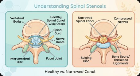 2026 척추관 협착증 완벽 가이드 — 초기 증상·원인·자가진단·비수술 치료·수술 종류·재활 운동·예방법까지 총정리