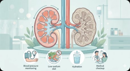 2026 만성신장질환(CKD) 완벽 가이드 — 원인·초기 증상·병기별 GFR 기준·진단 검사·식단(저단백·저염)·약물 치료·투석·이식·합병증 예방까지 총정리